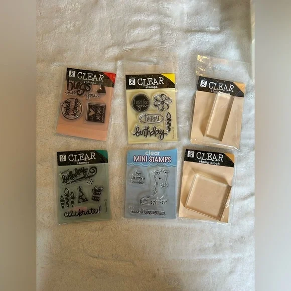 Large Acrylic Stamp Set (Stampin Up, Close to my Heart & others) - Picture 3 of 9